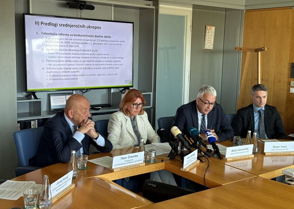 Od nove vlade pričakujemo hitre in učinkovite ukrepe za bolj konkurenčno in predvidljivo poslovno okolje