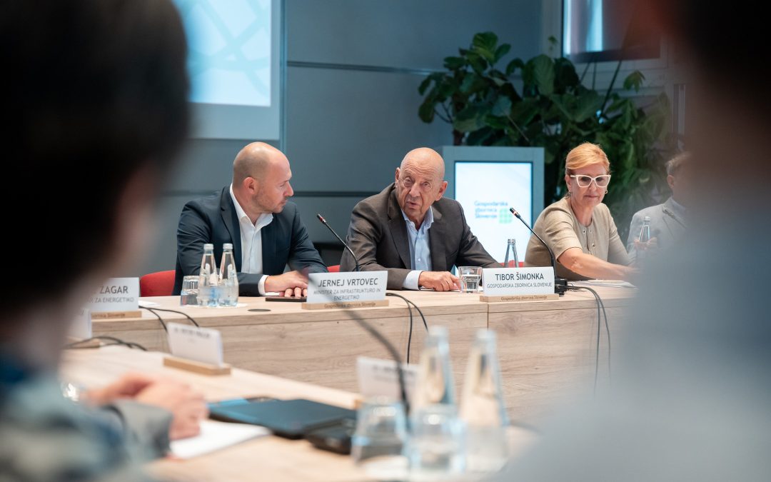 GZS z ministrom Jernejem Vrtovcem o ključnih usmeritvah za konkurenčen in zanesljiv energetski sistem Slovenije