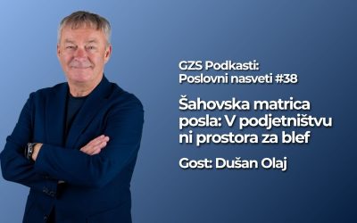 Šahovska matrica posla: V podjetništvu ni prostora za blef — GZS Podkasti: Poslovni nasveti #38