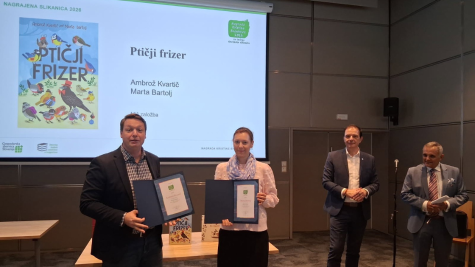 Nagrada Kristine Brenkove 2026 slikanici Ptičji frizer