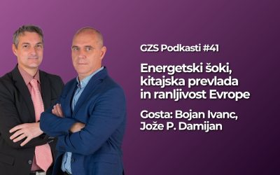 Energetski šoki, kitajska prevlada in ranljivost Evrope — GZS Podkasti #41